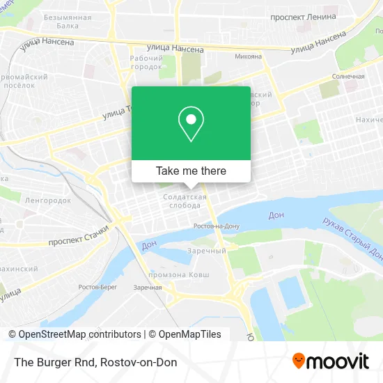 The Burger Rnd map