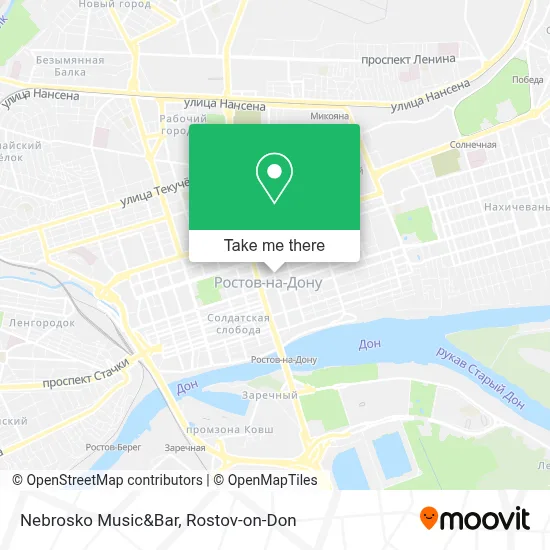 Nebrosko Music&Bar map