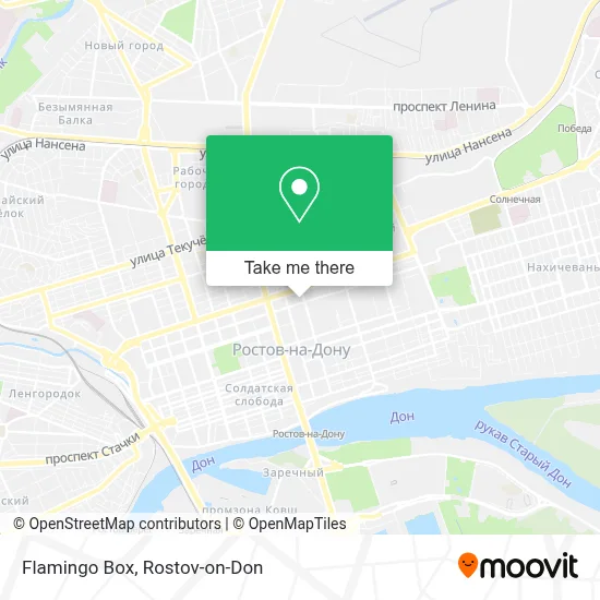 Flamingo Box map