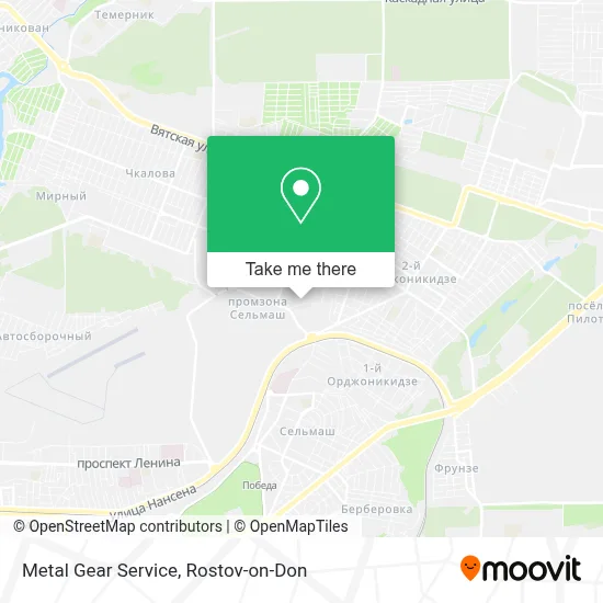 Metal Gear Service map