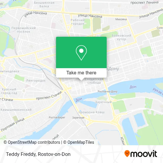 Teddy Freddy map