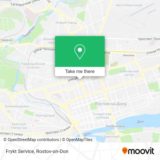 Frykt Service map