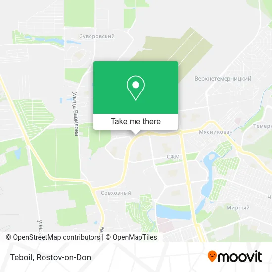 Teboil map