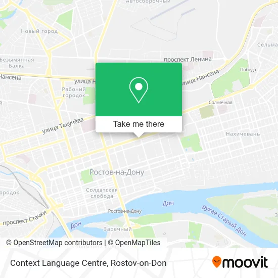 Context Language Centre map
