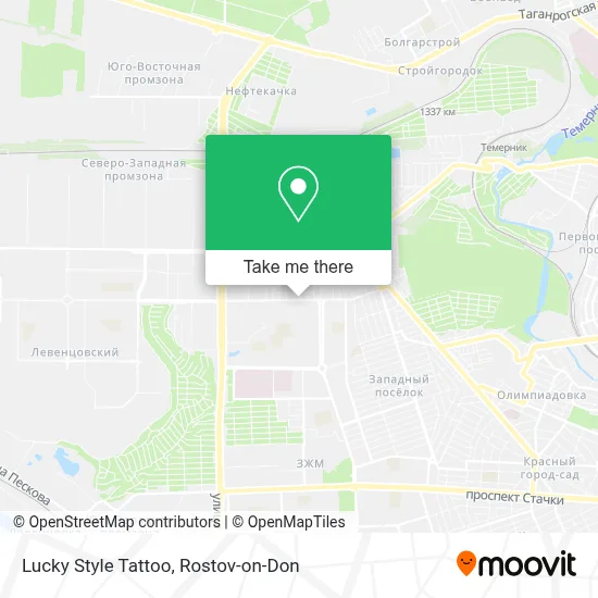 Lucky Style Tattoo map