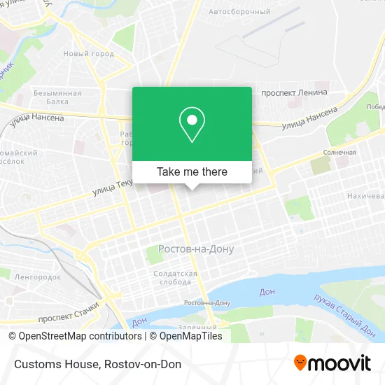 Customs House map