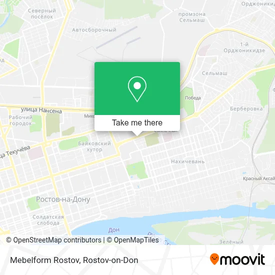 Mebelform Rostov map