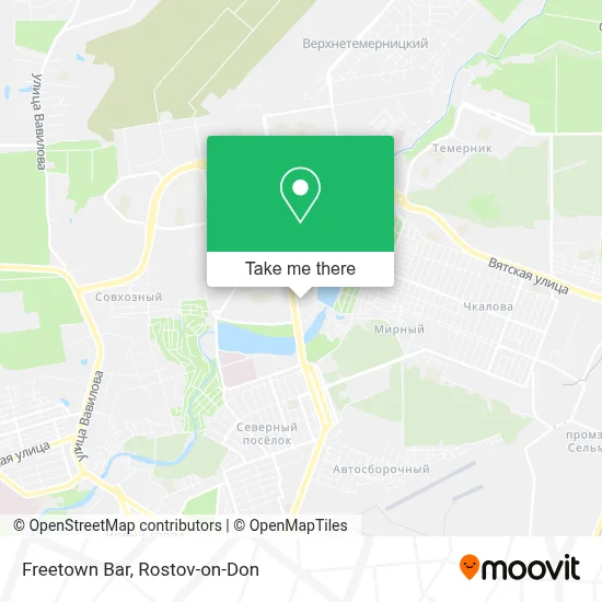 Freetown Bar map