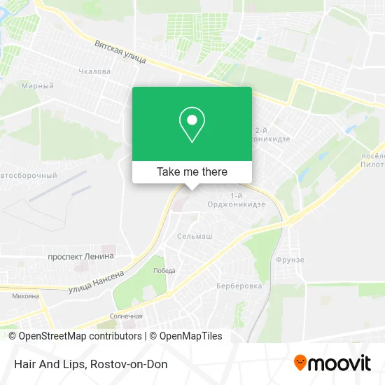 Hair And Lips map