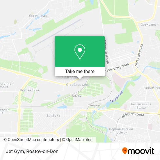 Jet Gym map