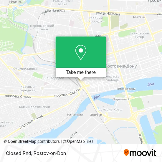 Closed Rnd map
