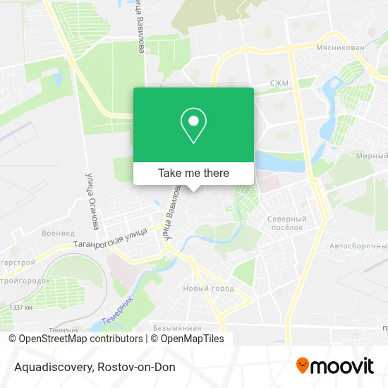 Aquadiscovery map