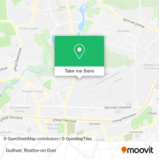 Gulliver map