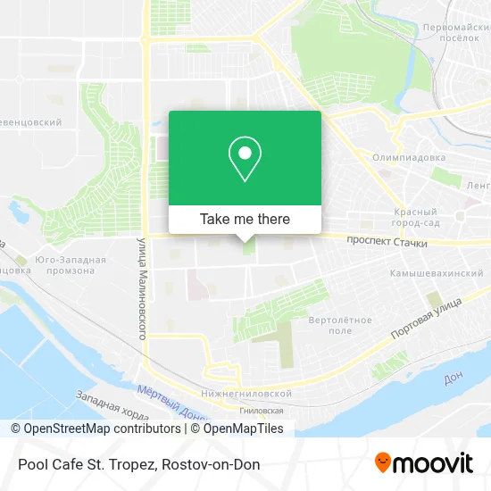 Pool Cafe St. Tropez map