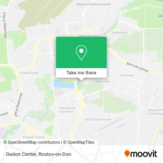 Gedon Center map