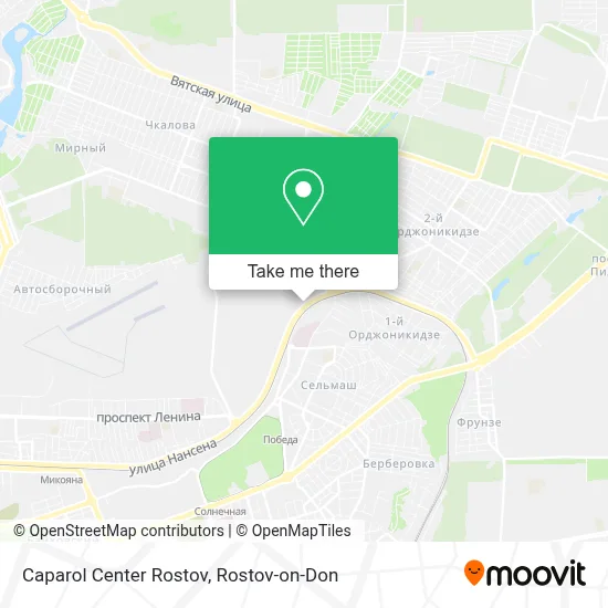 Caparol Center Rostov map