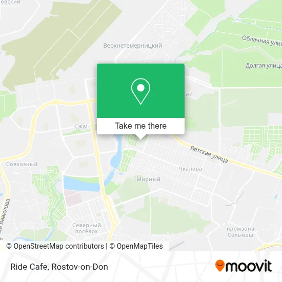 Ride Cafe map