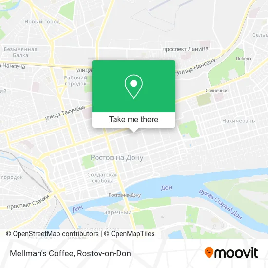 Mellman's Coffee map