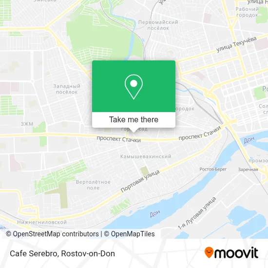 Cafe Serebro map