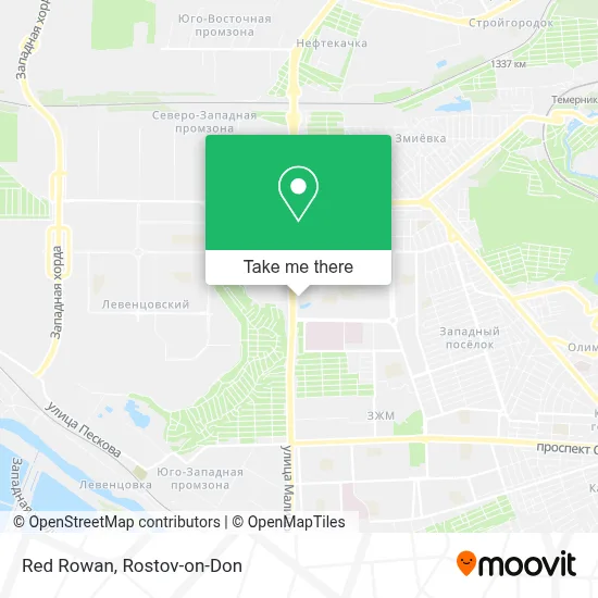 Red Rowan map