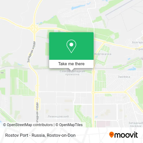 Rostov Port - Russia map