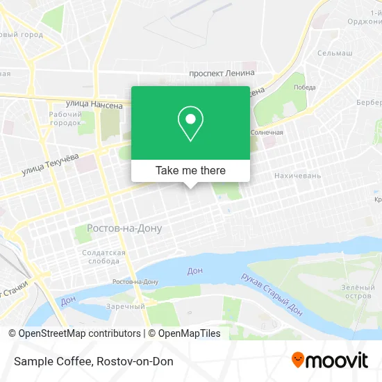 Sample Coffee map