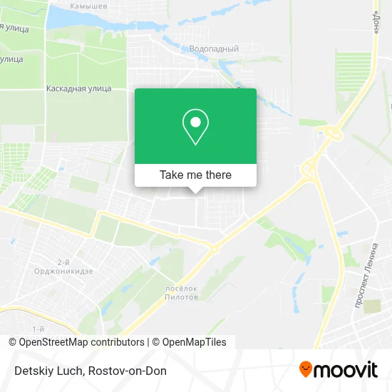 Detskiy Luch map