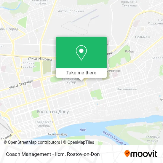 Coach Management - Iicm map
