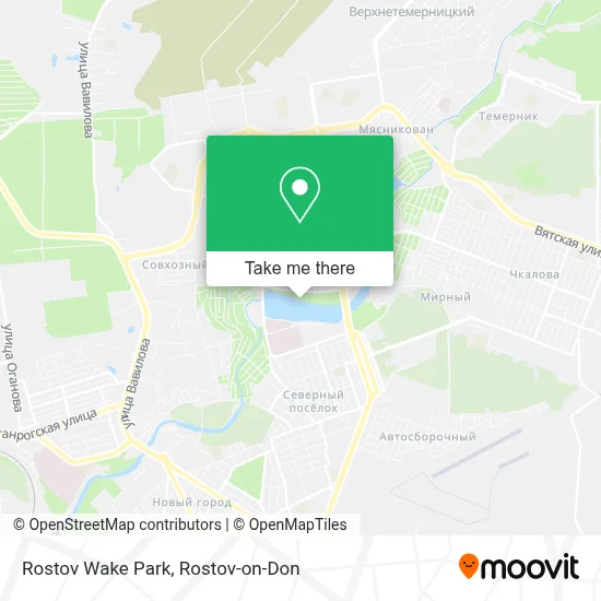 Rostov Wake Park map