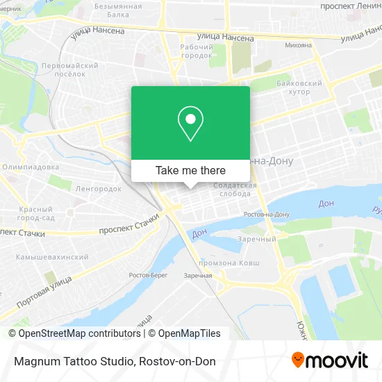 Magnum Tattoo Studio map