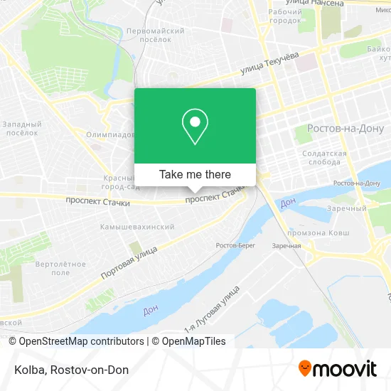 Kolba map