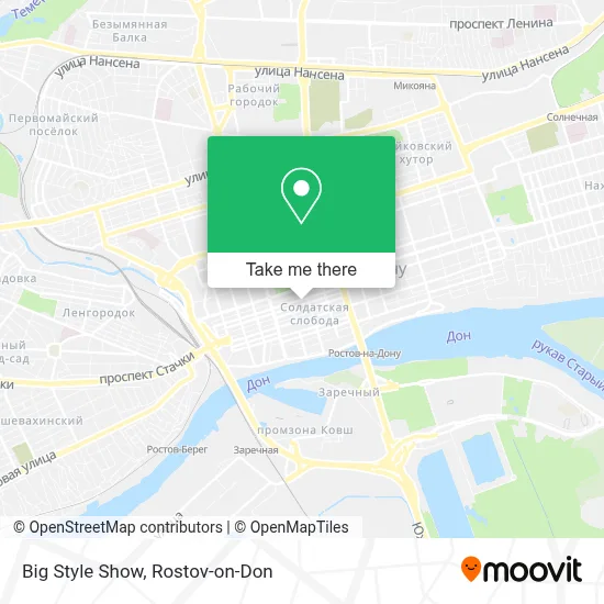 Big Style Show map