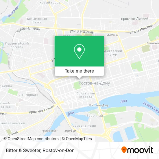Bitter & Sweeter map