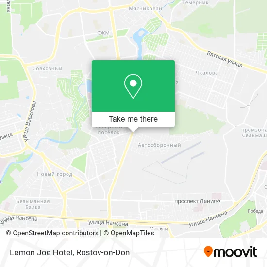 Lemon Joe Hotel map