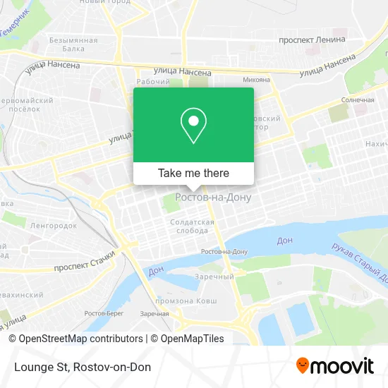 Lounge St map