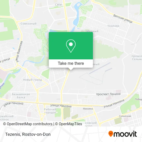 Tezenis map
