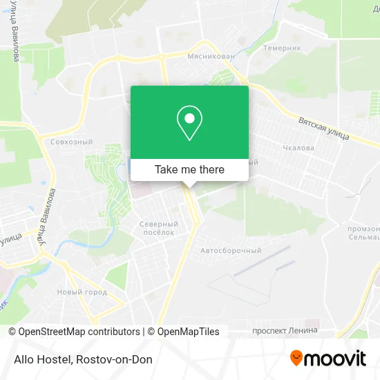 Allo Hostel map