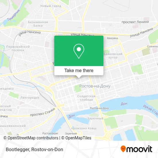 Bootlegger map