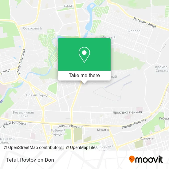 Tefal map
