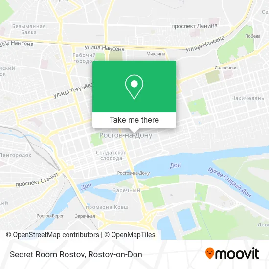 Secret Room Rostov map
