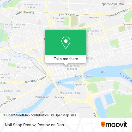 Nail Shop Rostov map