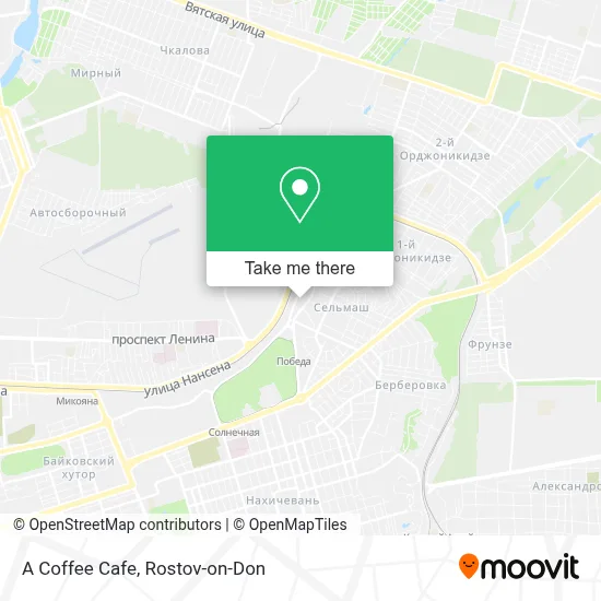 A Coffee Cafe map