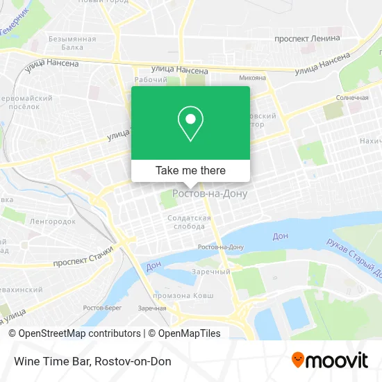 Wine Time Bar map