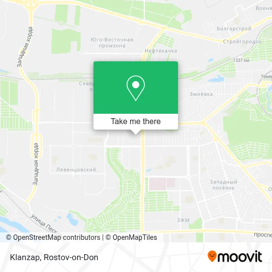 Klanzap map