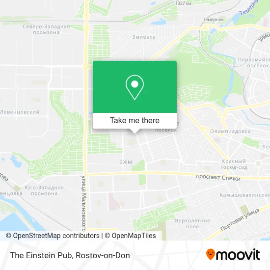 The Einstein Pub map