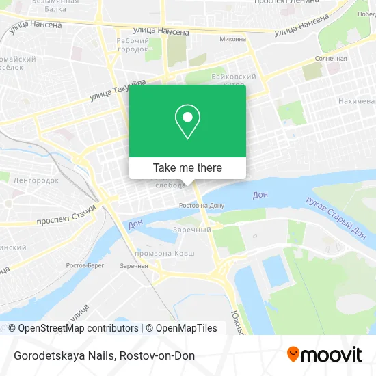 Gorodetskaya Nails map