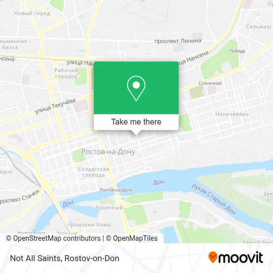 Not All Saints map