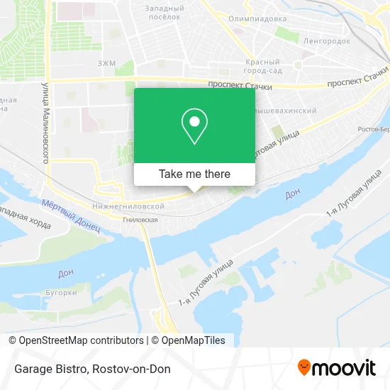 Garage Bistro map