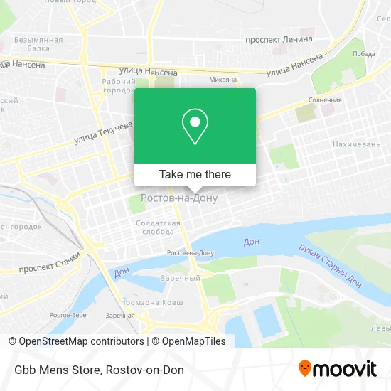 Gbb Mens Store map