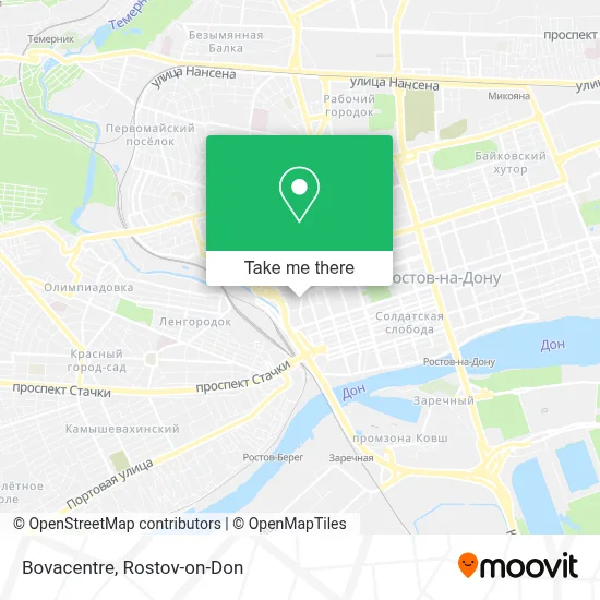 Bovacentre map